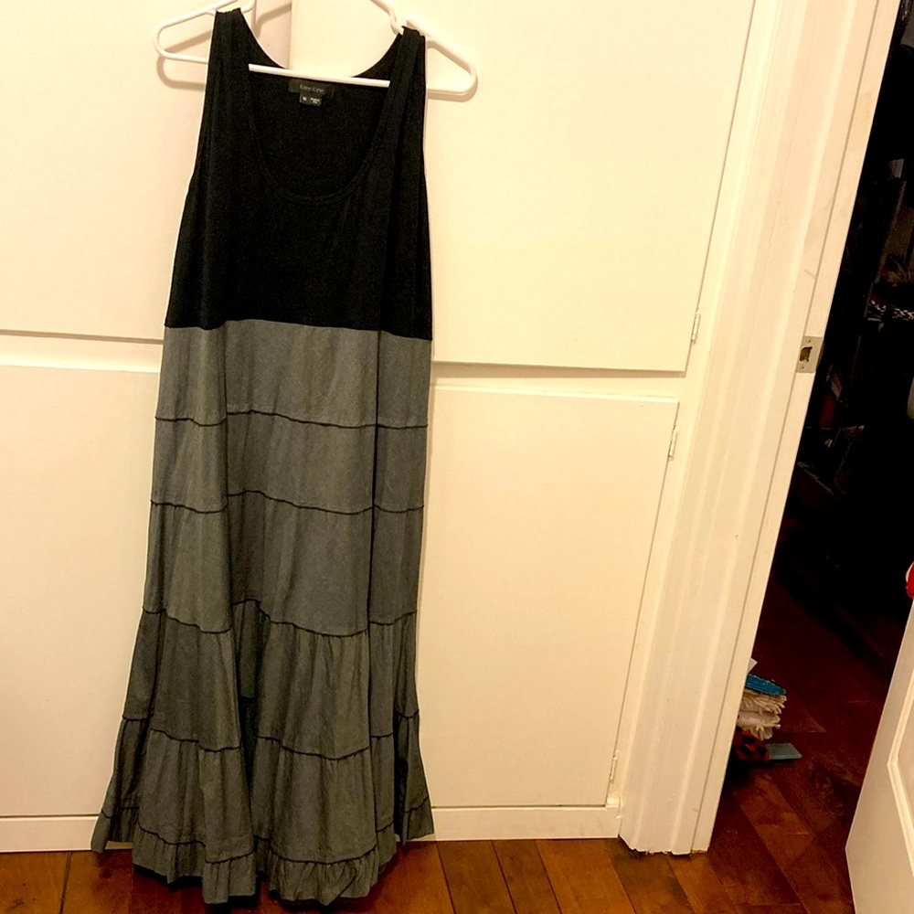 Karen Kane 3X Black Gray Grey Dress Made in USA America